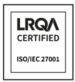LRQA Certified - ISO IEC 27001